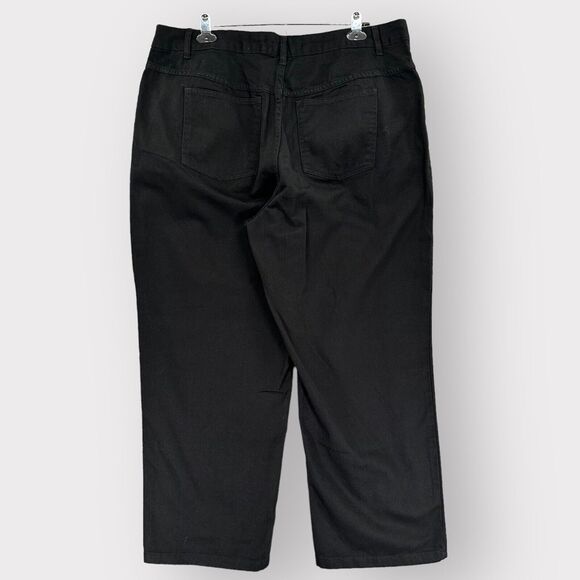 Woman Within Straight Leg Jeans Women 18WP Cotton Pockets Belt‎ Loops H13 - Picture 4 of 15